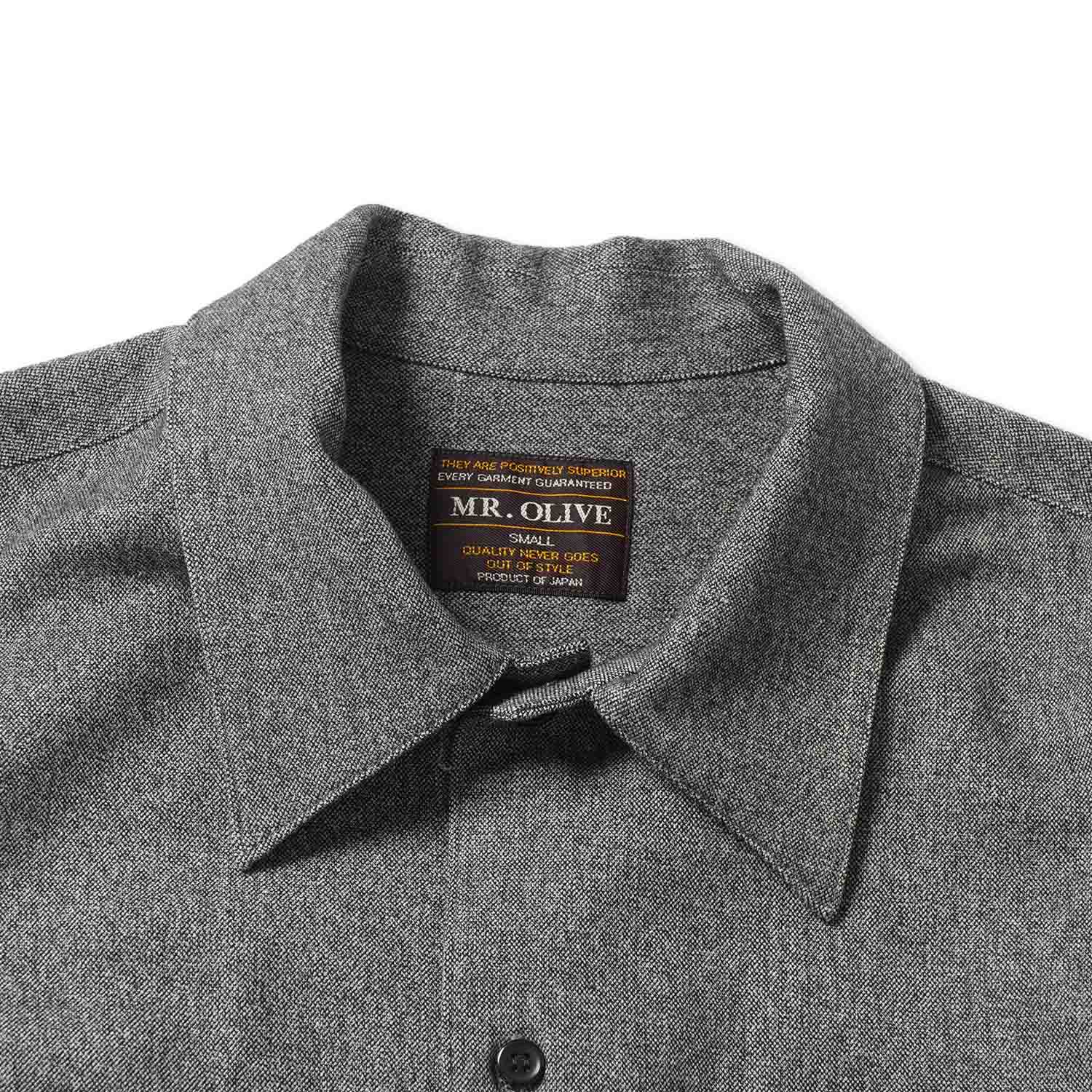 MR.OLIVE �ߥ��������꡼�� Ĺµ�����  "PEACHSKIN STRETCH GABARDINE / CPO SHIRT"  M253118