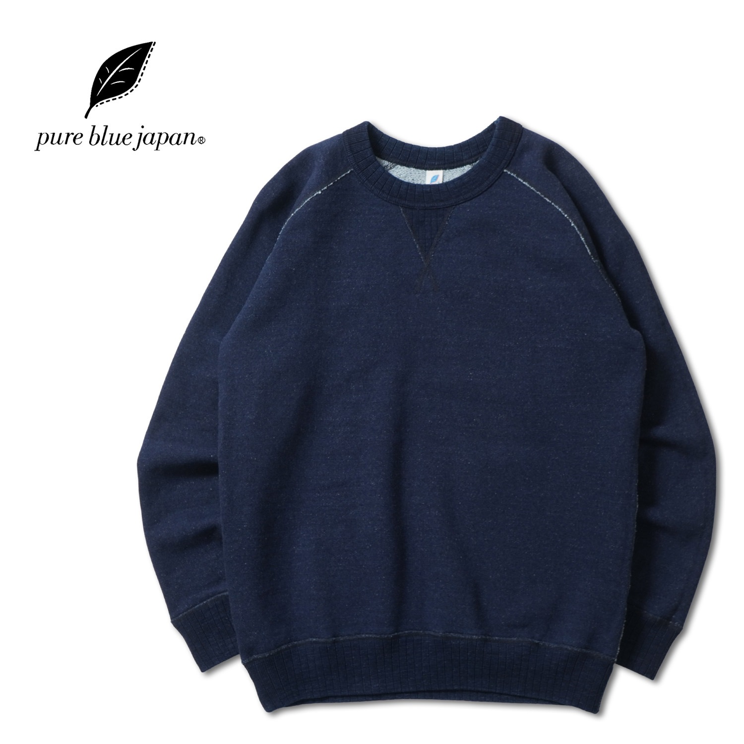 pure blue japan �ԥ奢�֥롼����ѥ�  �������å�  ��Yarn Dyed Indigo Sweatshirt��  5409-ID