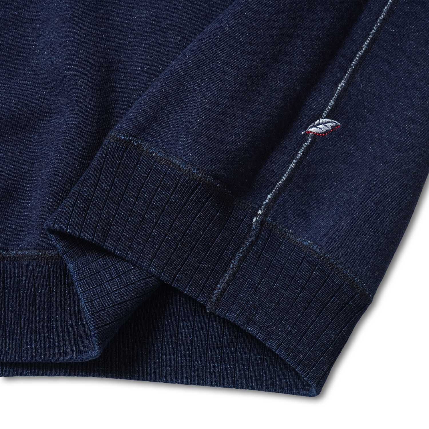 pure blue japan �ԥ奢�֥롼����ѥ�  �������å�  ��Yarn Dyed Indigo Sweatshirt��  5409-ID