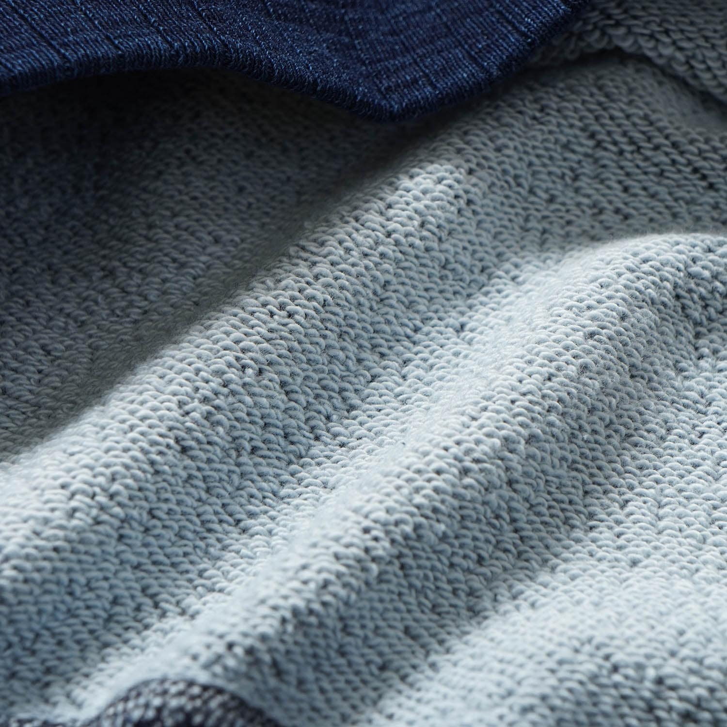 pure blue japan �ԥ奢�֥롼����ѥ�  �������å�  ��Yarn Dyed Indigo Sweatshirt��  5409-ID