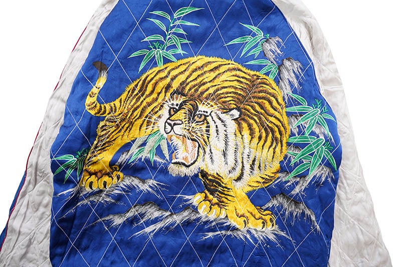 TAILOR TOYO �ơ��顼���� ��������� Early 1950s Style Acetate �� Quilt Souvenir Jacket ��KOSHO & CO.�� Special Edition ��JAPAN MAP�� �� ��TIGER PRINT�� TT15198