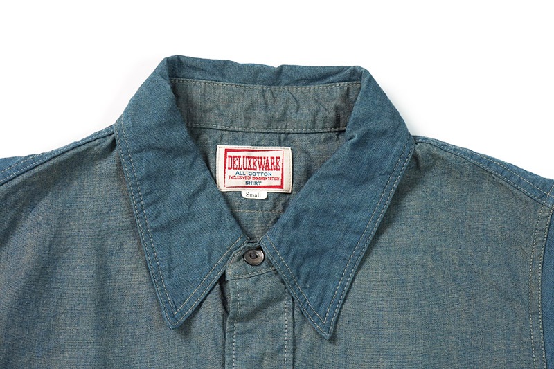 DELUXEWARE �ǥ�å��������� Ⱦµ ����� ��SHORT CHAMBRAY��  WWS-25