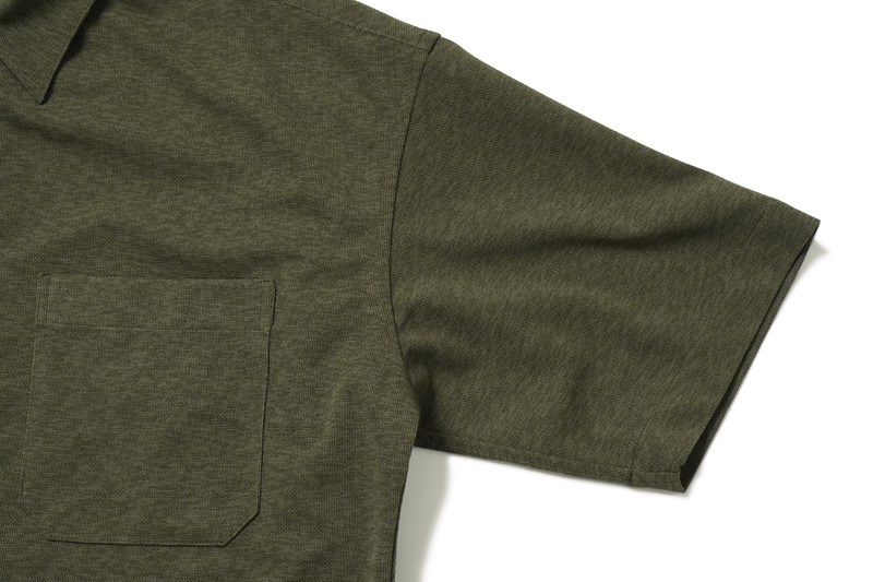MR.OLIVE �ߥ��������꡼�� Ⱦµ����� "FIELDSENSOR PANAMA JERSEY / S/S REGULAR COLLAR SHIRT" M241131