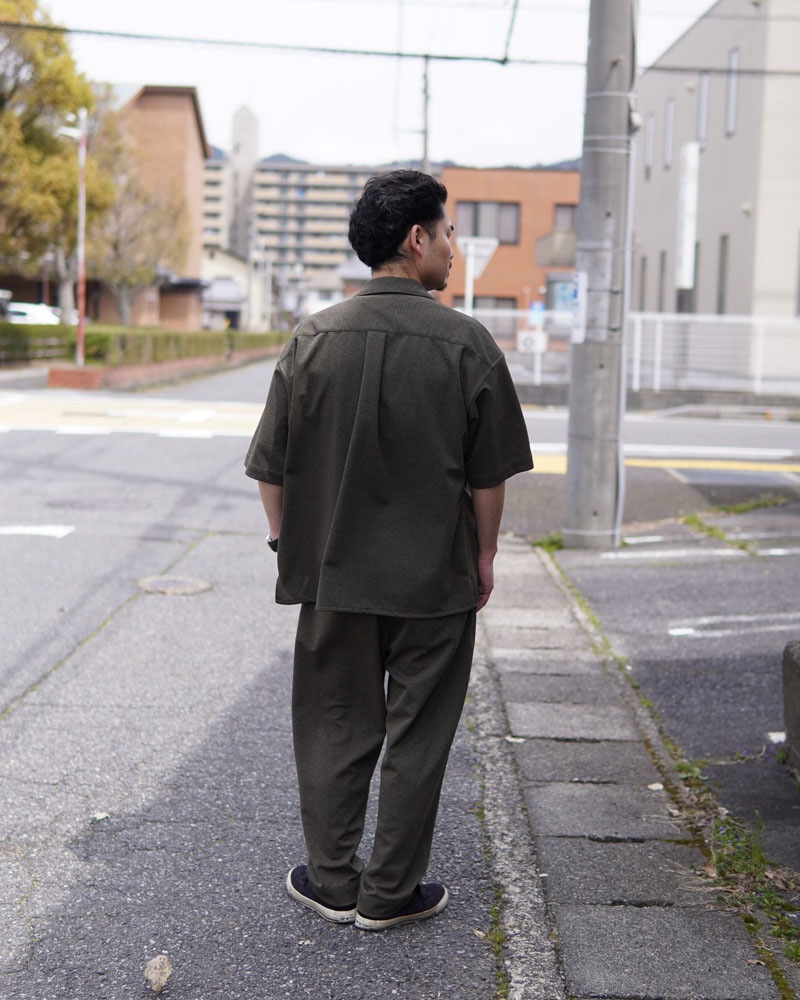 MR.OLIVE �ߥ��������꡼�� Ⱦµ����� "FIELDSENSOR PANAMA JERSEY / S/S REGULAR COLLAR SHIRT" M241131