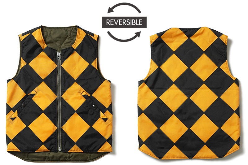 BUZZ RICKSON'S �Х��ꥯ���� �٥��� LINE CREWMAN VEST (MOD.) REVERSIBLE "BUZZ RICKSON MFG. CORP." BR15749