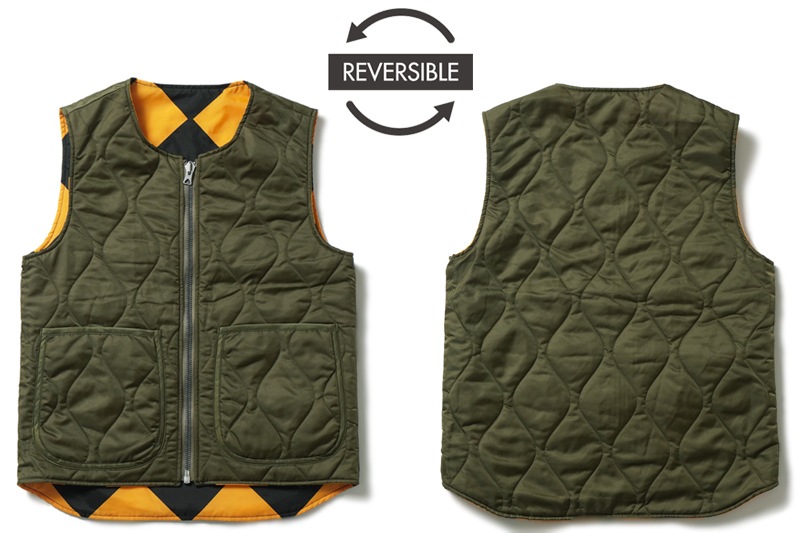 BUZZ RICKSON'S �Х��ꥯ���� �٥��� LINE CREWMAN VEST (MOD.) REVERSIBLE "BUZZ RICKSON MFG. CORP." BR15749