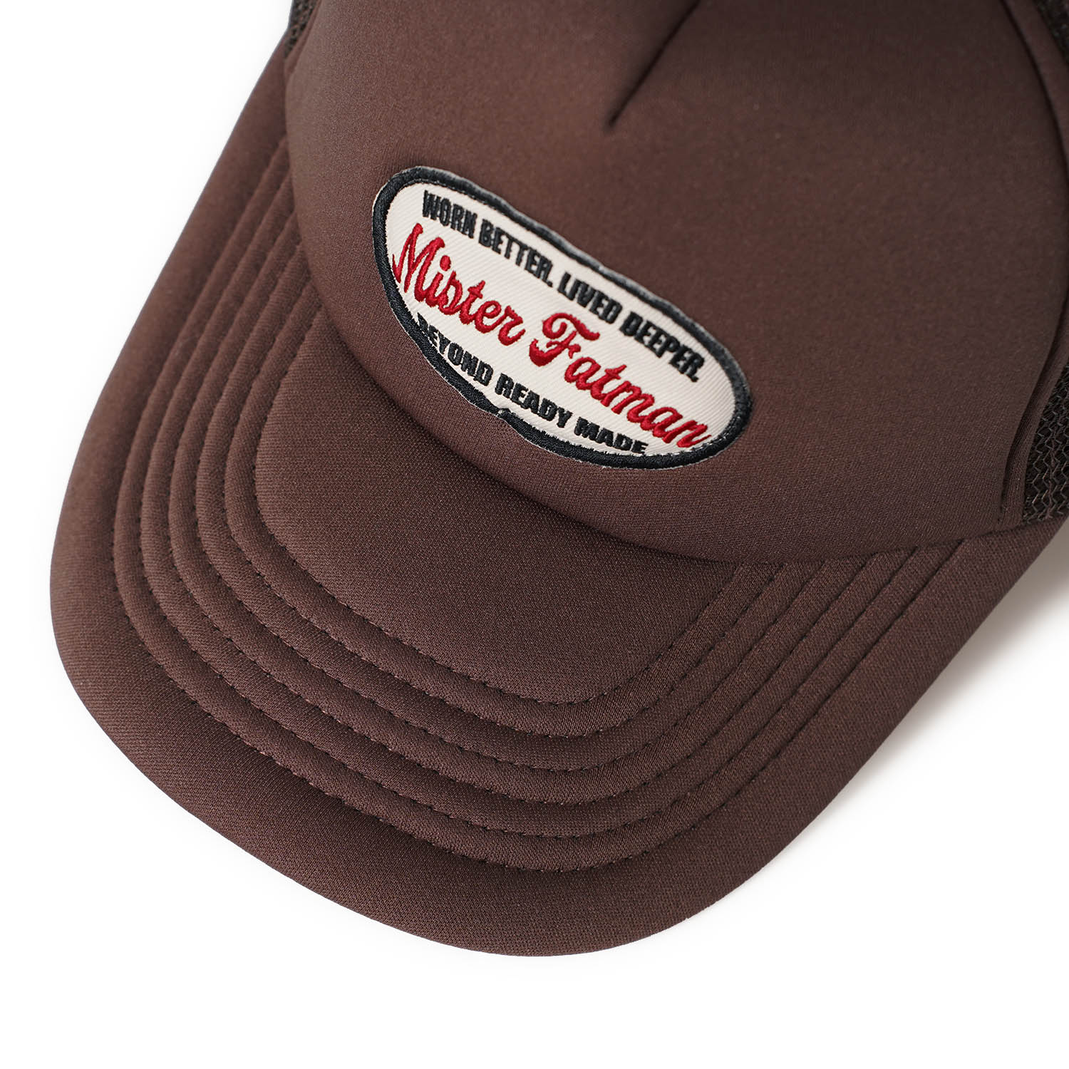 Mr.FATMAN �ߥ������ե��åȥޥ� ˹�� ����å� "WAPPEN MESH CAP-newhattan" 5261012
