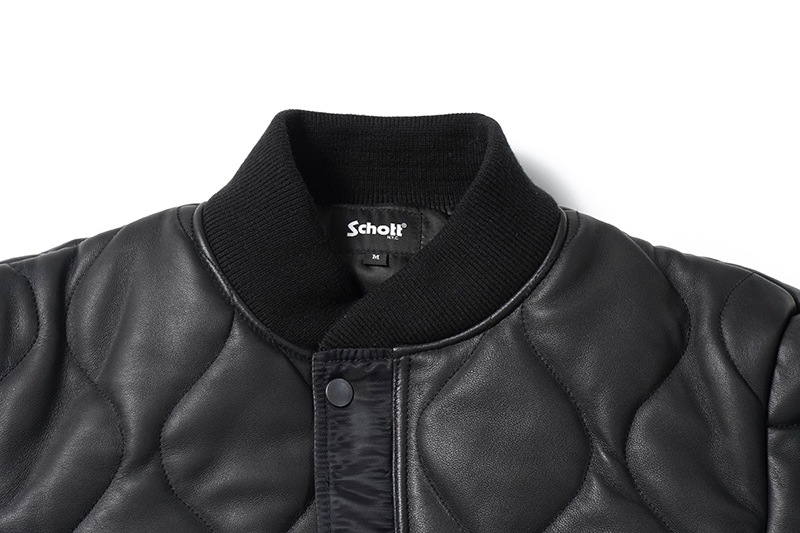 Schott ����å� ���㥱�å� �饤�ʡ� "QUILTED LINNER SHORT LEATHER" 782-4250007