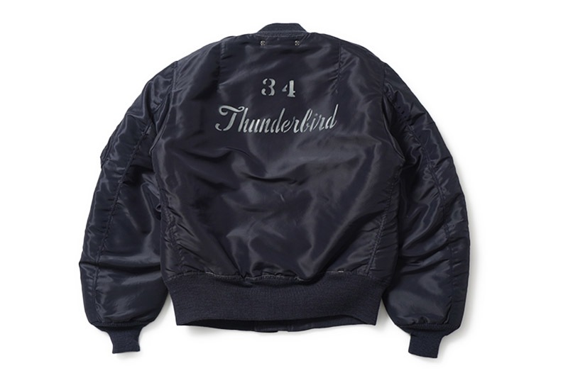 BUZZ RICKSON'S Хꥯ 㥱å Type B-15C(MOD.)  A.F.BLUE B.RICKSON & SONS. INC. 34th BOMB.SQ.THUNDERBIRDS  BR15744