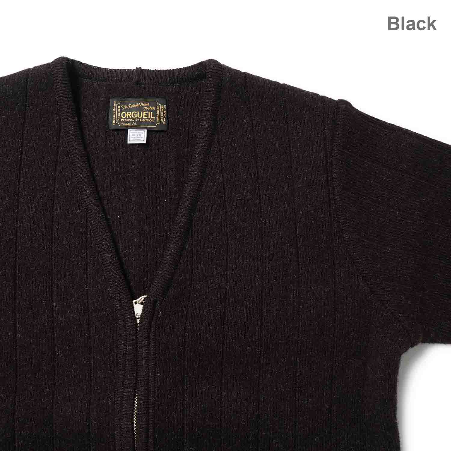 ORGUEIL ���륲���� �˥åȡ������ǥ����� ��Ribbed Knit Cardigan�� OR-9107