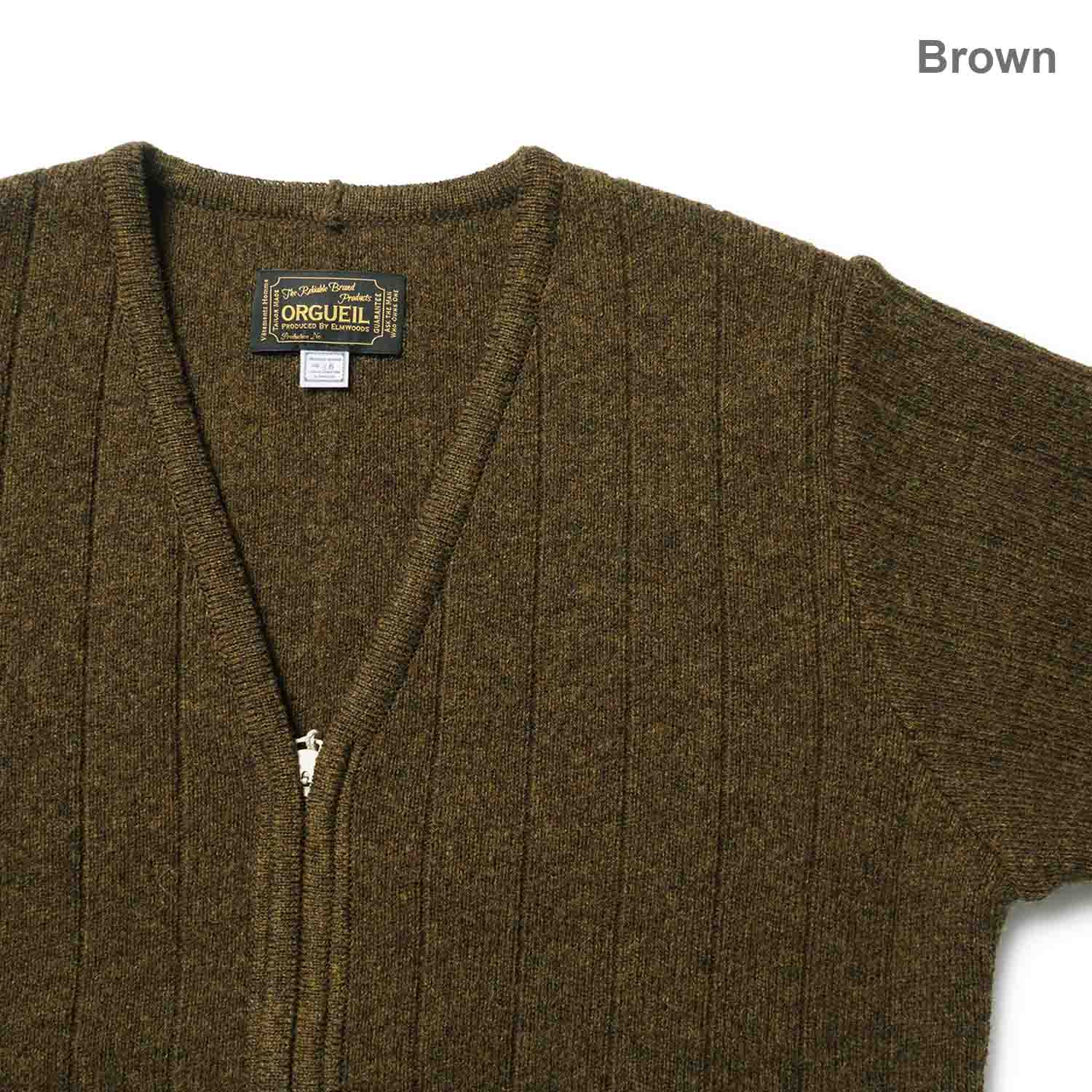 ORGUEIL ���륲���� �˥åȡ������ǥ����� ��Ribbed Knit Cardigan�� OR-9107
