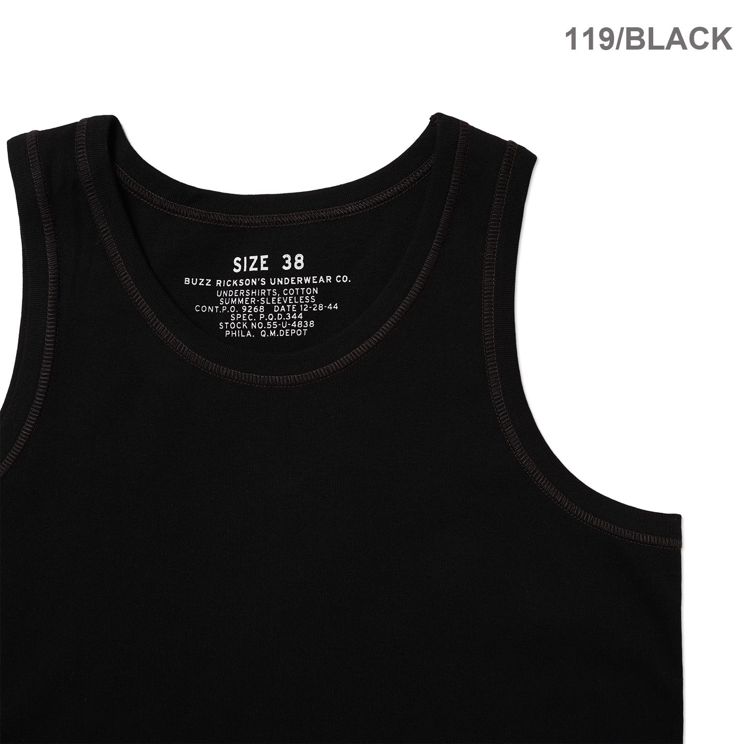 BUZZ RICKSON'S �Х��ꥯ���� ���󥯥ȥå�  "UNDERSHIRTS, COTTON SUMMER-SLEEVELESS"  BR79741