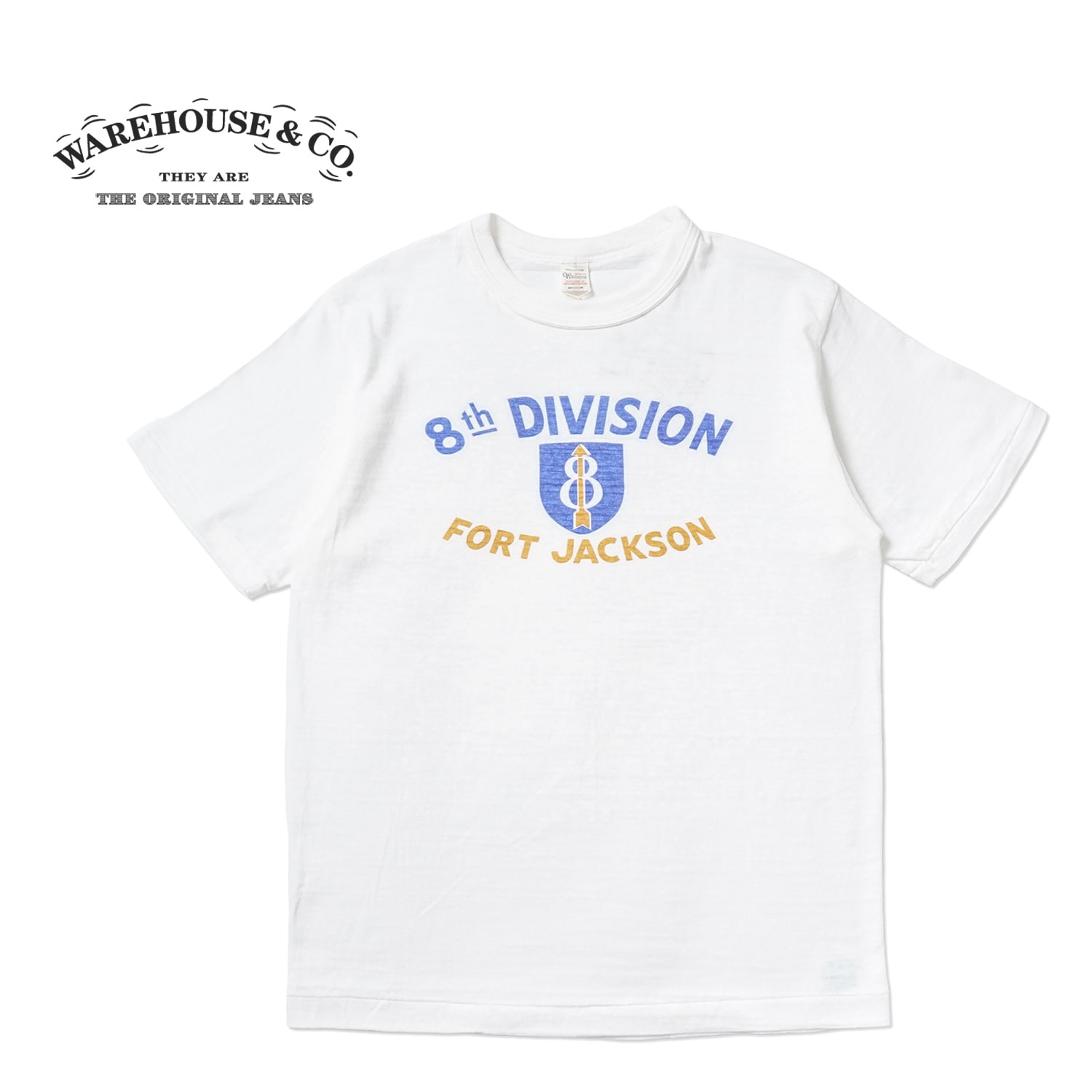 WAREHOUSE �������ϥ��� Ⱦµ T����� Lot 4601 "FORT JACKSON" 4601-FORT JACKSON(26SS)