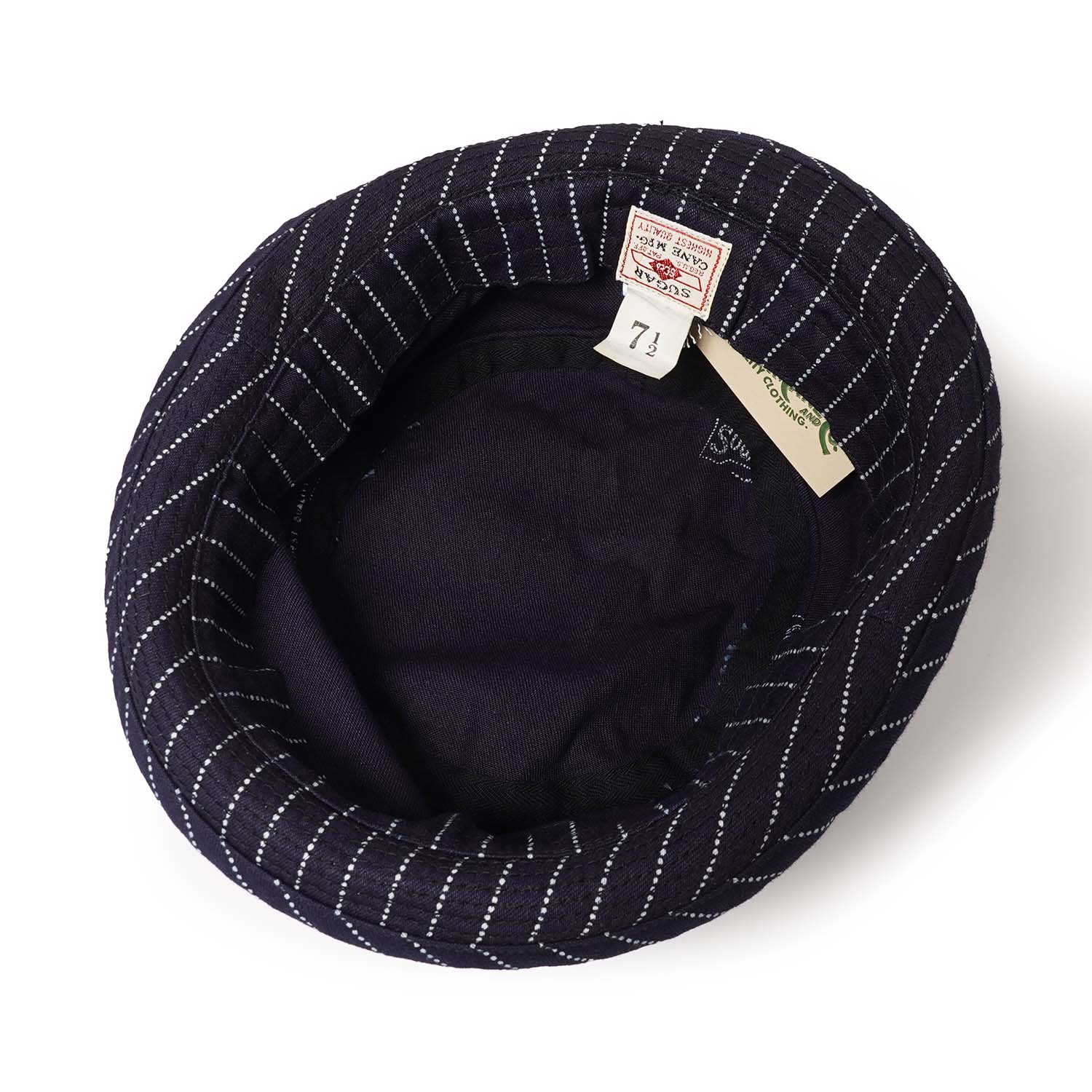 SUGAR CANE ���奬�������� ˹�� �ϥå� "WABASH STRIPE PORKPIE HAT" SC02467