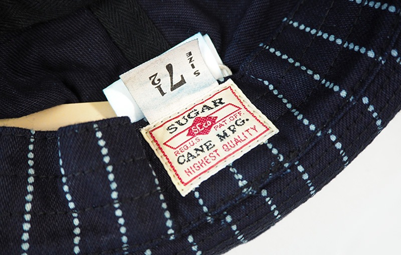 SUGAR CANE 奬 ˹ ϥå "WABASH STRIPE PORKPIE HAT" SC02467