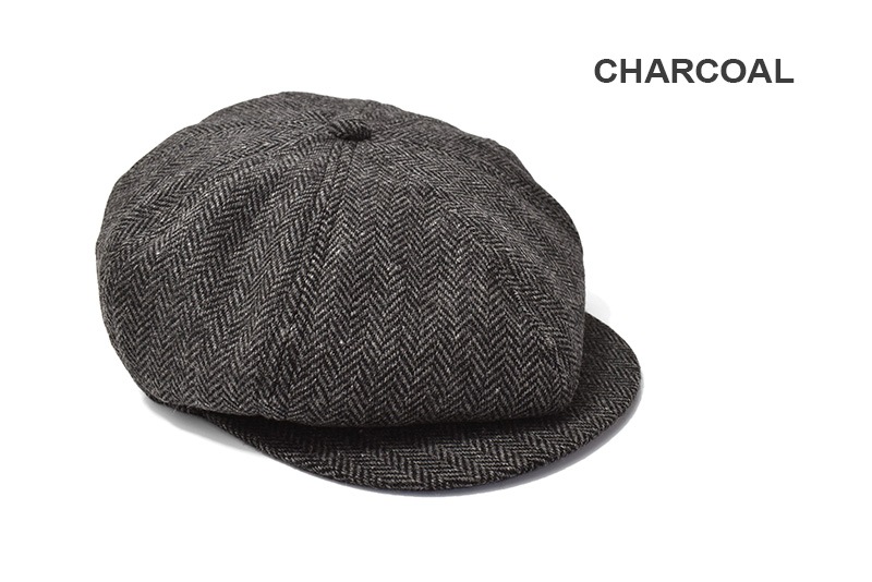 BELAFONTE �٥�ե���� ˹�� ����å�  ��RAGTIME PEAKY HAT WOOL HERRINGBONE��  BF-24-28