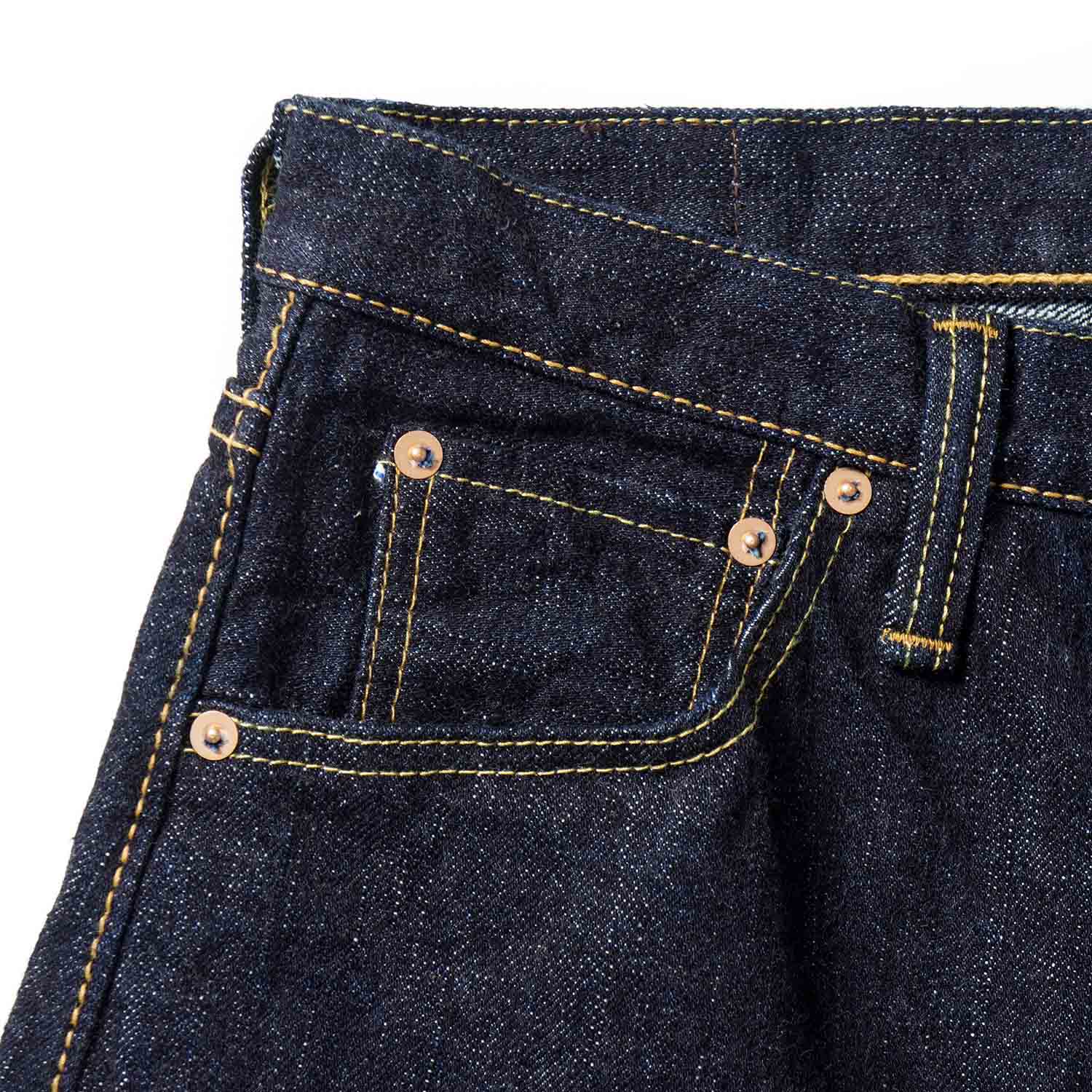 pure blue japan �ԥ奢�֥롼����ѥ�  �ѥ��  ��14oz. Indigo Piped Straight��  XX-002