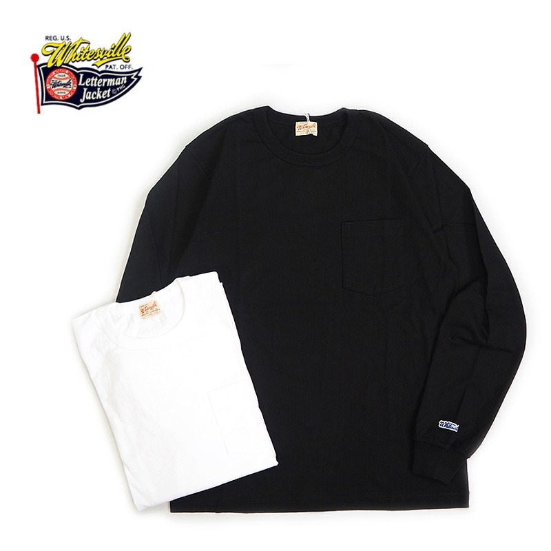 Whitesville �ۥ磻�ĥӥ� ĹµT����� ��LONG SLEEVE POCKET T-SHIRT�� WV68849