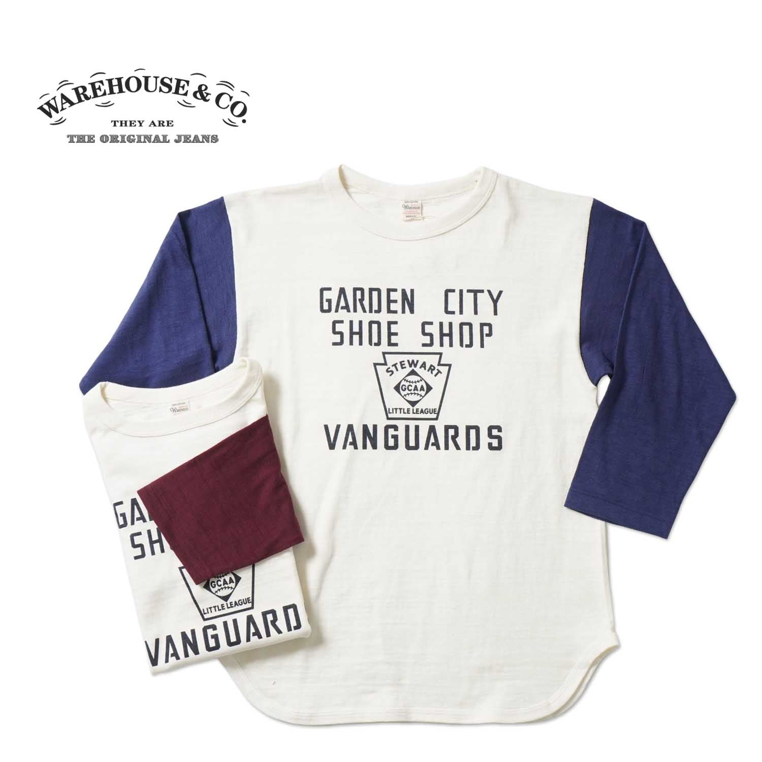 WAREHOUSE �������ϥ��� 7ʬµ �١����ܡ���T Lot.4800 "GARDEN CITY" 4800-GARDEN(25SS)