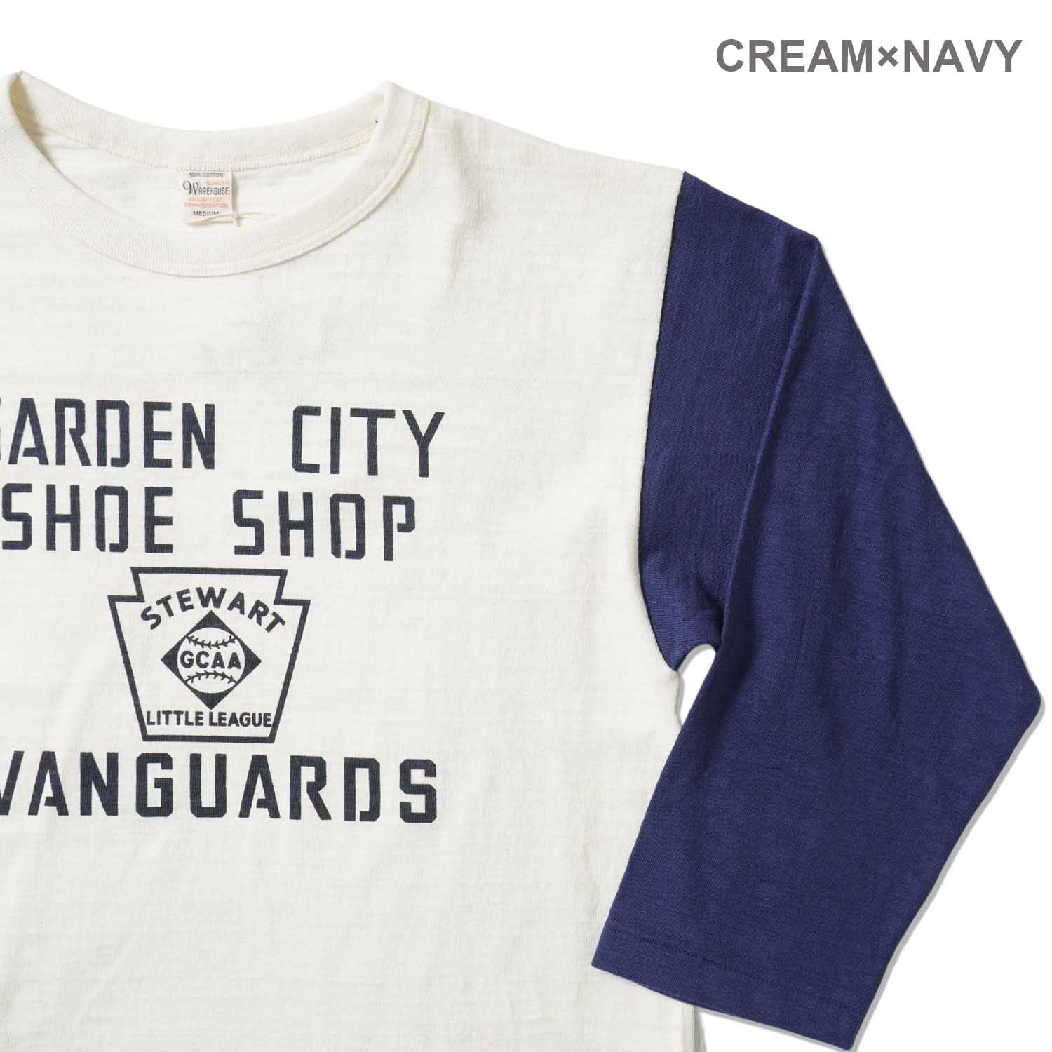 WAREHOUSE �������ϥ��� 7ʬµ �١����ܡ���T Lot.4800 "GARDEN CITY" 4800-GARDEN(25SS)