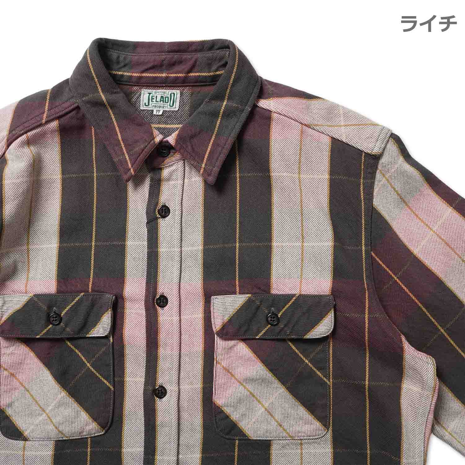 JELADO �����顼��  Ĺµ ����� ��Unionworkers Shirt Short��  JP12106