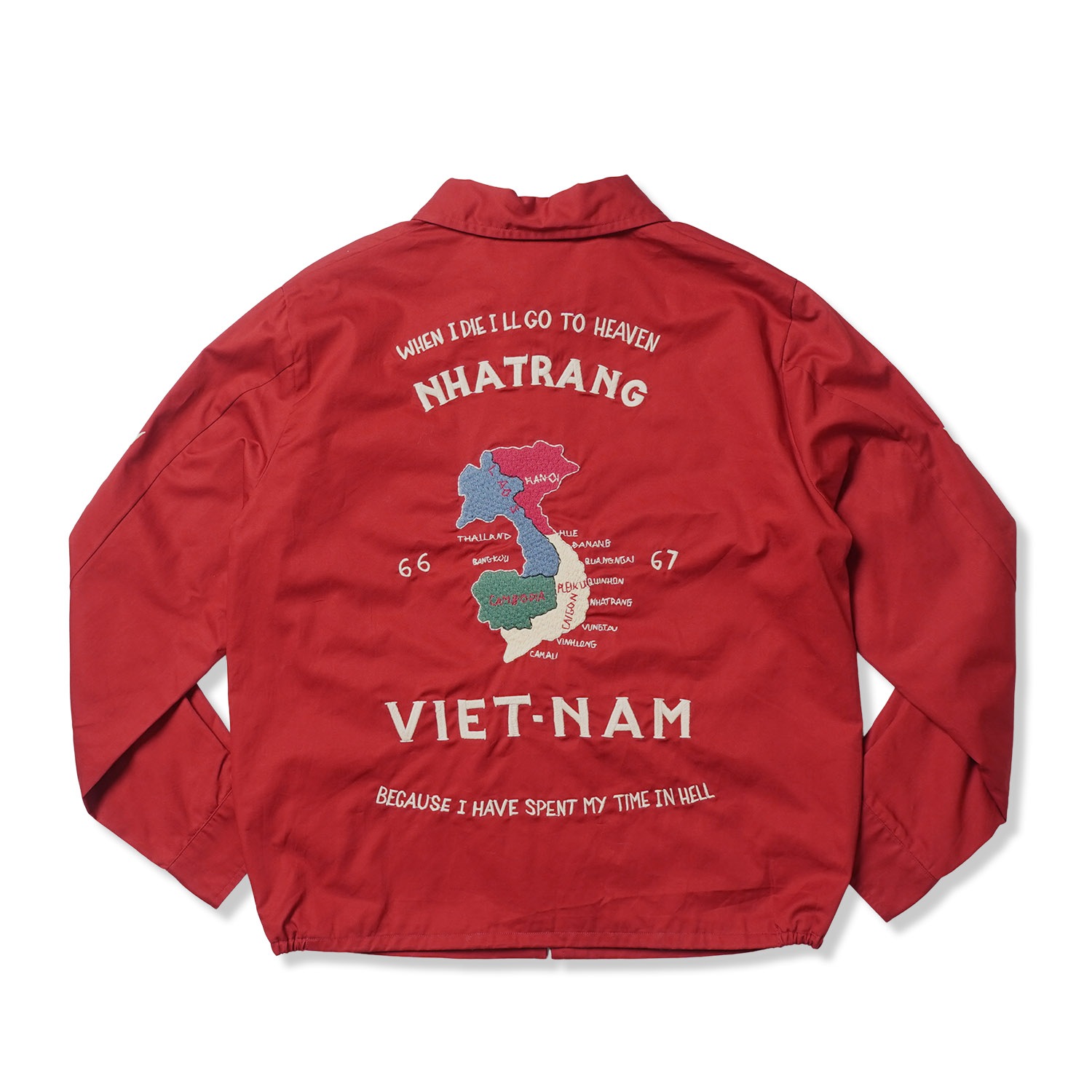 TAILOR TOYO �ơ��顼���� �٥ȥ���� Mid 1960s Style Cotton Vietnam Jacket ��VIETNAM MAP�� TT15977