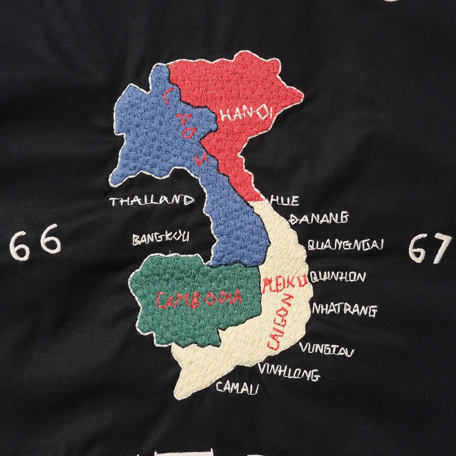 TAILOR TOYO �ơ��顼���� �٥ȥ���� Mid 1960s Style Cotton Vietnam Jacket ��VIETNAM MAP�� TT15977