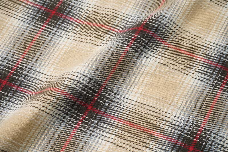 SUGAR CANE 奬 Ĺµ  "FICTION ROMANCE TWILL CHECK WORK SHIRTS"  SC29365