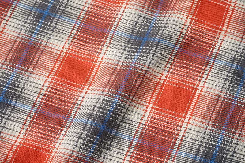 SUGAR CANE 奬 Ĺµ  "FICTION ROMANCE TWILL CHECK WORK SHIRTS"  SC29365