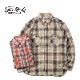 SUGAR CANE 奬 Ĺµ  "FICTION ROMANCE TWILL CHECK WORK SHIRTS"  SC29365