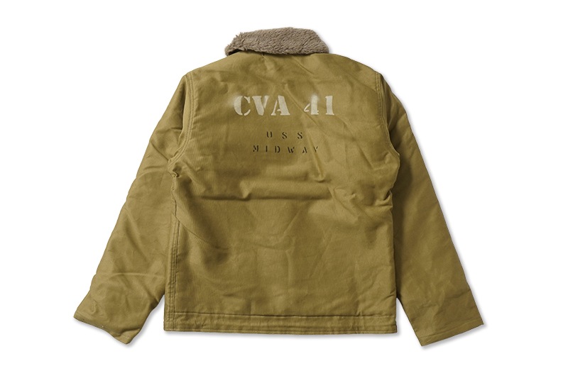 BUZZ RICKSON'S �Х��ꥯ���� N-1 ���㥱�å� Type N-1 Khaki  DEMOTEX-ED STENCIL "MIDWAY" BR15766 