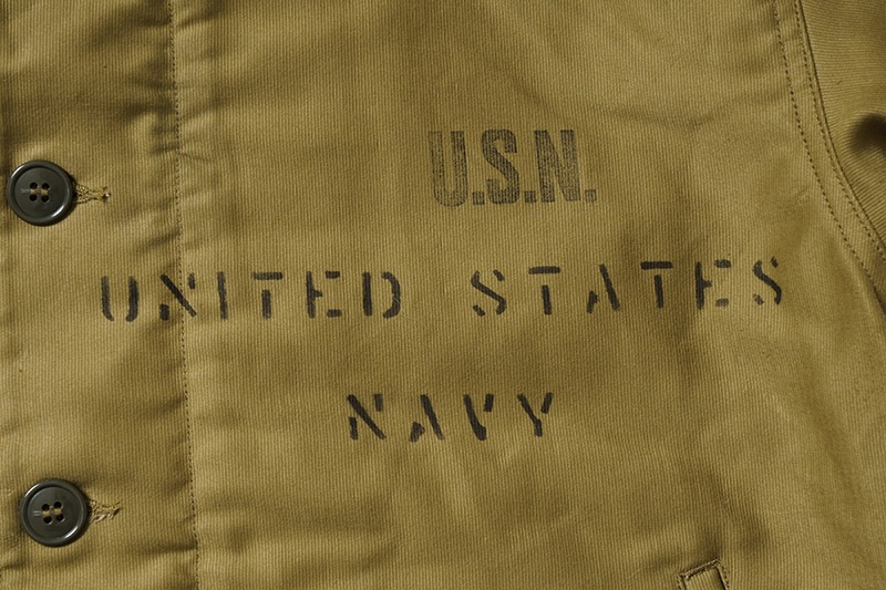 BUZZ RICKSON'S �Х��ꥯ���� N-1 ���㥱�å� Type N-1 Khaki  DEMOTEX-ED STENCIL "MIDWAY" BR15766 