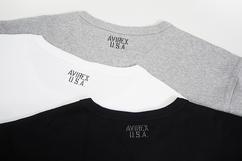 AVIREX å Ĺµ T "AVI LS DAILY TRECO CREW-NECK TEE" AVI6153481