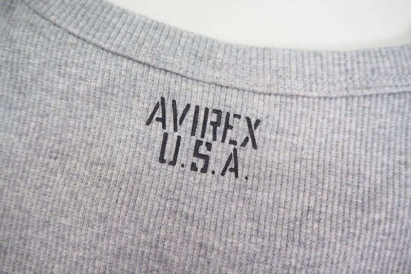 AVIREX å Ĺµ T "AVI LS DAILY TRECO CREW-NECK TEE" AVI6153481