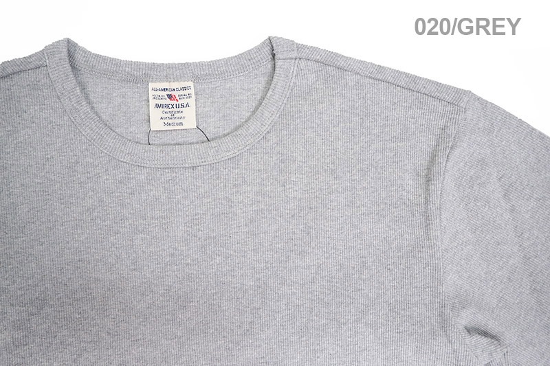 AVIREX å Ĺµ T "AVI LS DAILY TRECO CREW-NECK TEE" AVI6153481