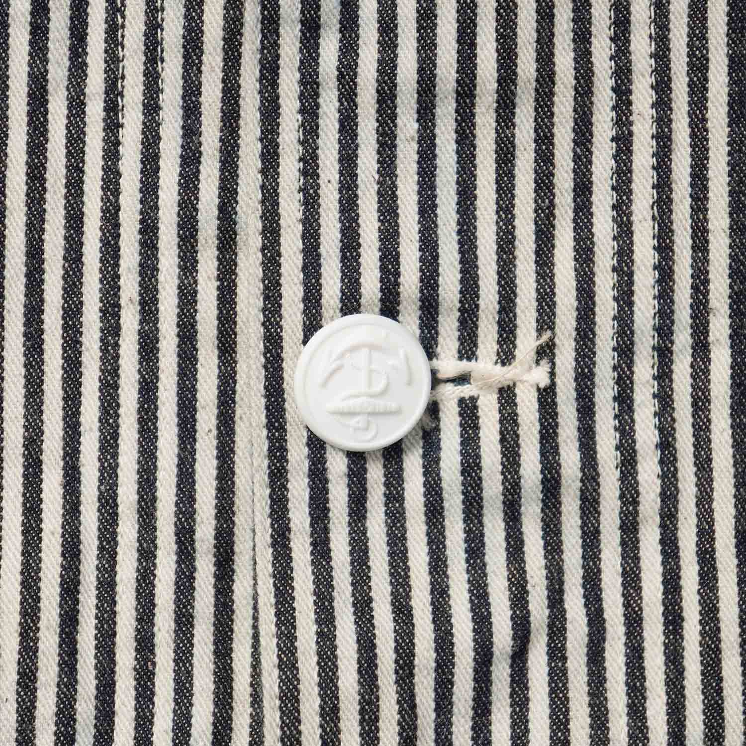 �ڥ�󥦥��å����WAREHOUSE �������ϥ��������㥱�å�  ���С�������  Lot 2220  "U.S.NAVY SHAWL COLLAR COVERALL" HICKORY  2220-HI-OW