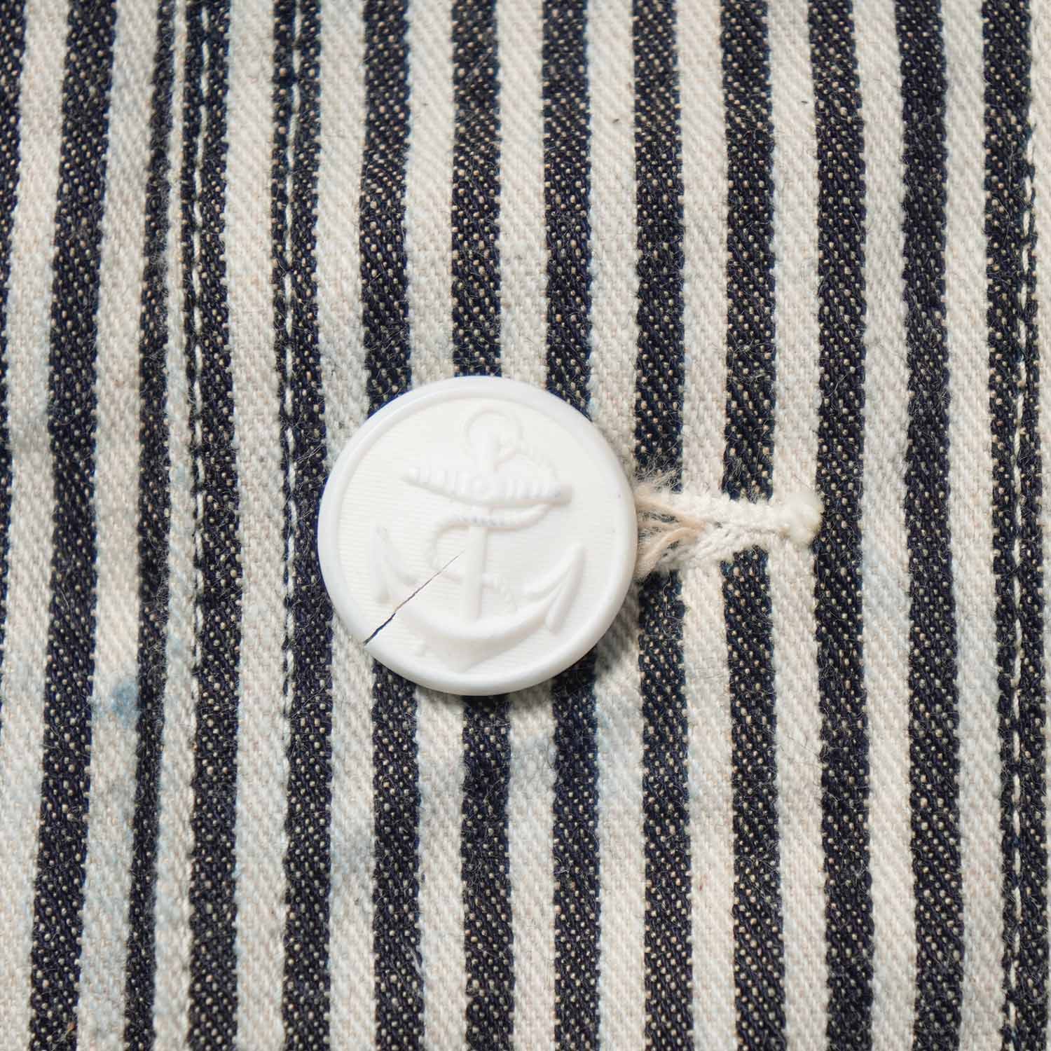 �ڥ�󥦥��å����WAREHOUSE �������ϥ��������㥱�å�  ���С�������  Lot 2220  "U.S.NAVY SHAWL COLLAR COVERALL" HICKORY  2220-HI-OW