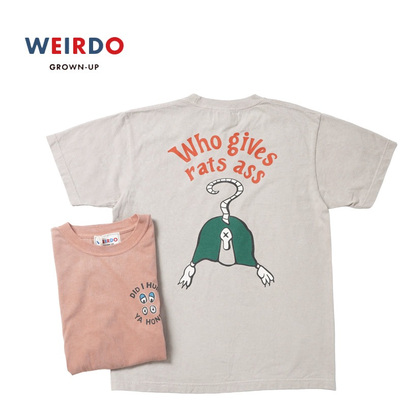 WEIRDO ���������� Ⱦµ T����� "RATS ASS - S/S T-SHIRTS" WRD5201