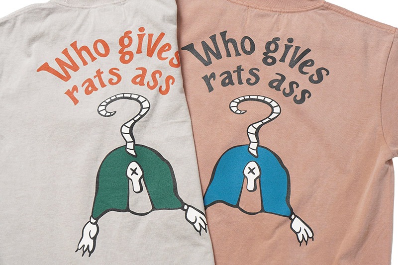 WEIRDO ���������� Ⱦµ T����� "RATS ASS - S/S T-SHIRTS" WRD5201