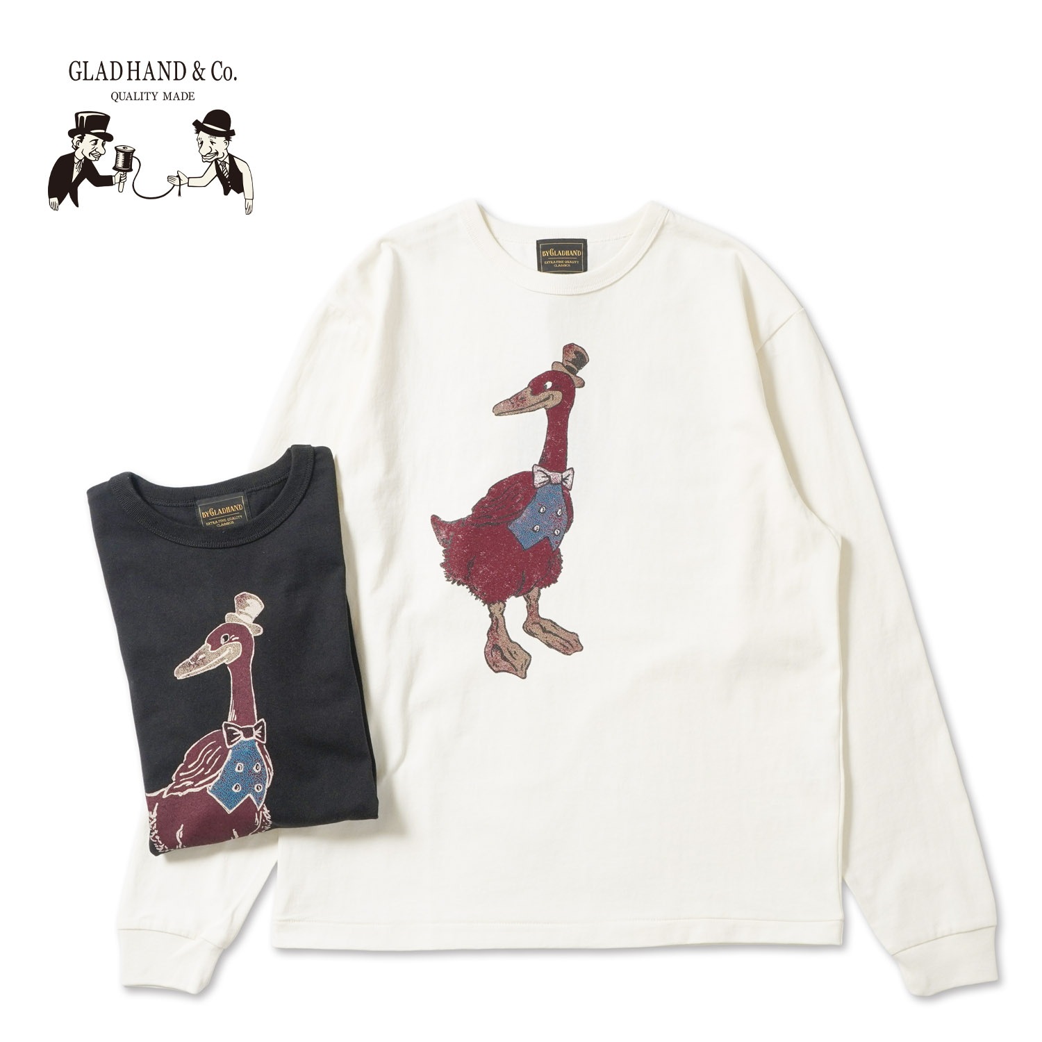 GLAD HAND ����åɥϥ�� Ĺµ T����� "RED GENT - L/S T-SHIRTS"  BYGH5307