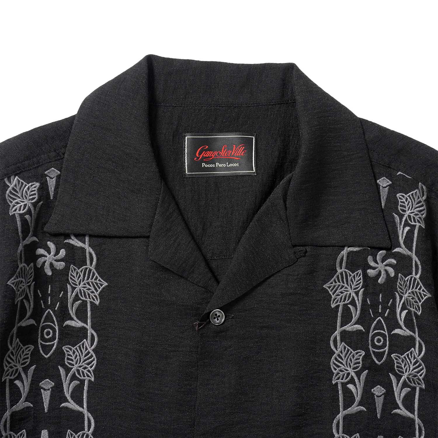 GANGSTERVILLE ����󥰥������ӥ� Ĺµ�����  ��memento mori - L/S GUAYABERA SHIRTS��  GSV6111
