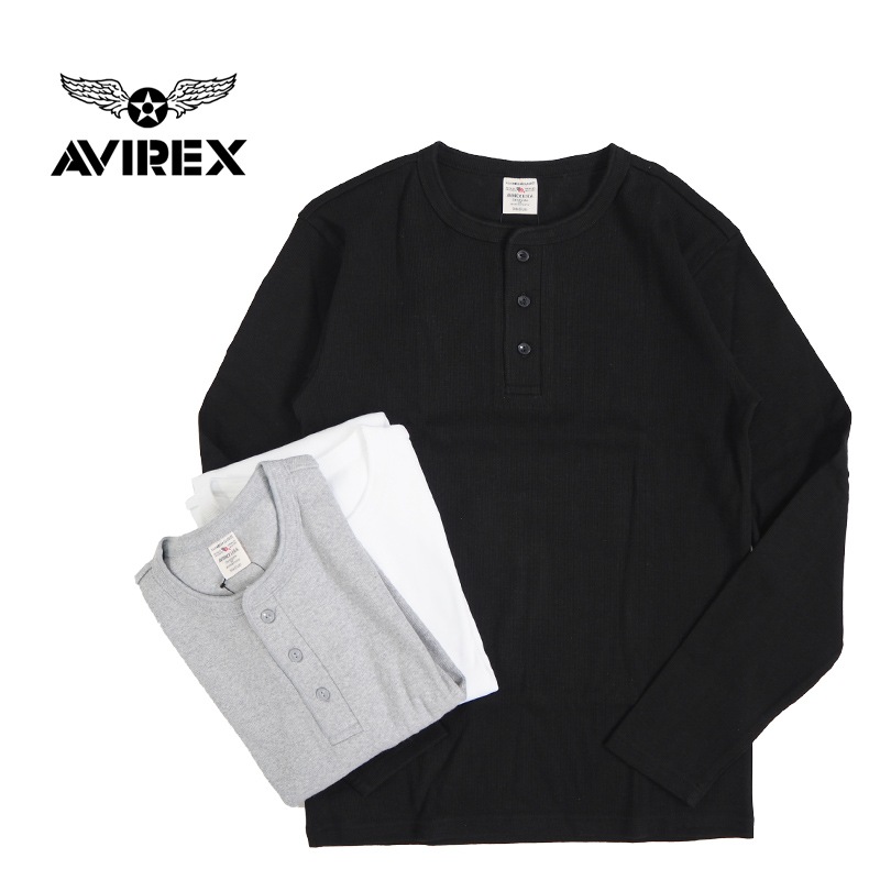 AVIREX ��������å��� Ĺµ T����� "DAILY HENLY NECK LS" AVI6153482