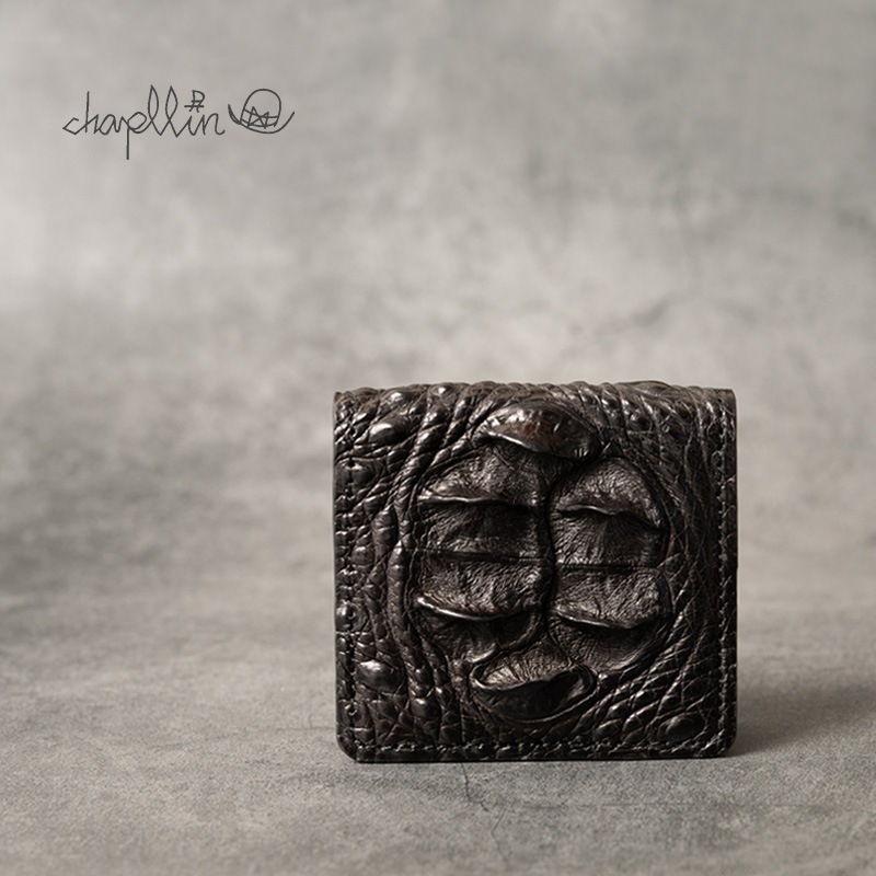 chapllin ����åץ�� �����󥱡��� ��CROCODILE LEATHER BOX COIN PURSE�� CPC-BOX-CRHB-NO