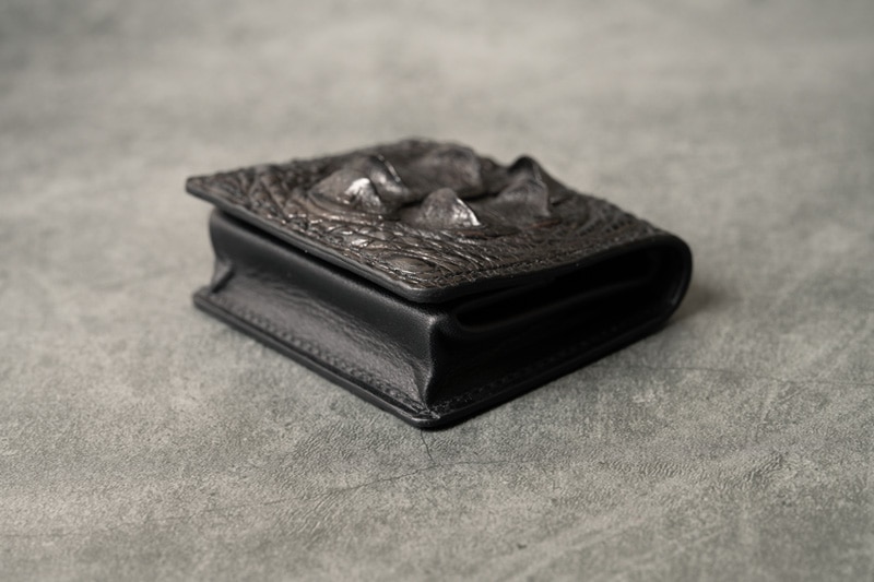 chapllin ����åץ�� �����󥱡��� ��CROCODILE LEATHER BOX COIN PURSE�� CPC-BOX-CRHB-NO