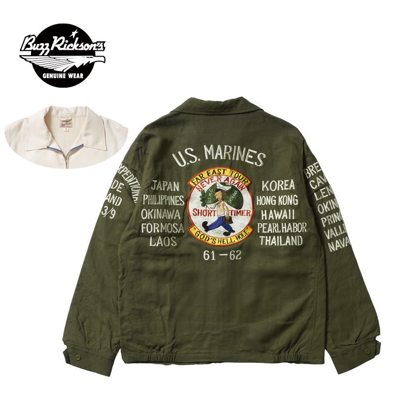 BUZZ RICKSON'S �Х��ꥯ���� ���㥱�å� TOUR JACKET ��U.S. MARINE CORPS 3rd MARINE EXPEDITIONARY BRIGADE�� BR15715