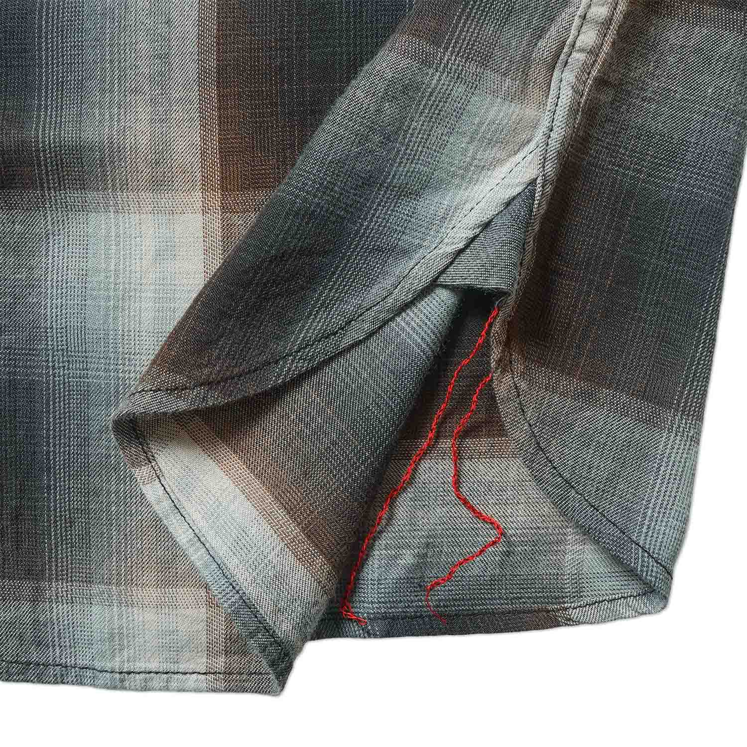 SUGAR CANE ���奬�������� Ⱦµ����� ��RAYON TWILL CHECK WORK SHIRT�� SC39726