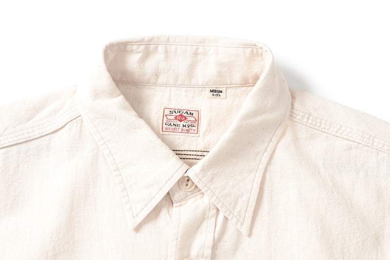 SUGAR CANE ���奬�������� Ⱦµ����� ��WHITE CHAMBRAY S/S WORK SHIRT�� SC37942
