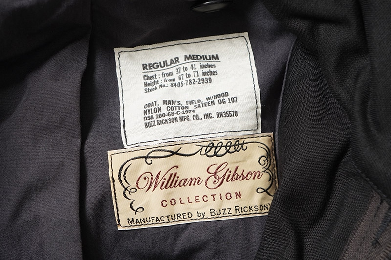 BUZZ RICKSON'S �Х��ꥯ���� ���㥱�å� WILLIAM GIBSON COLLECTION  Type BLACK M-65  BR15626