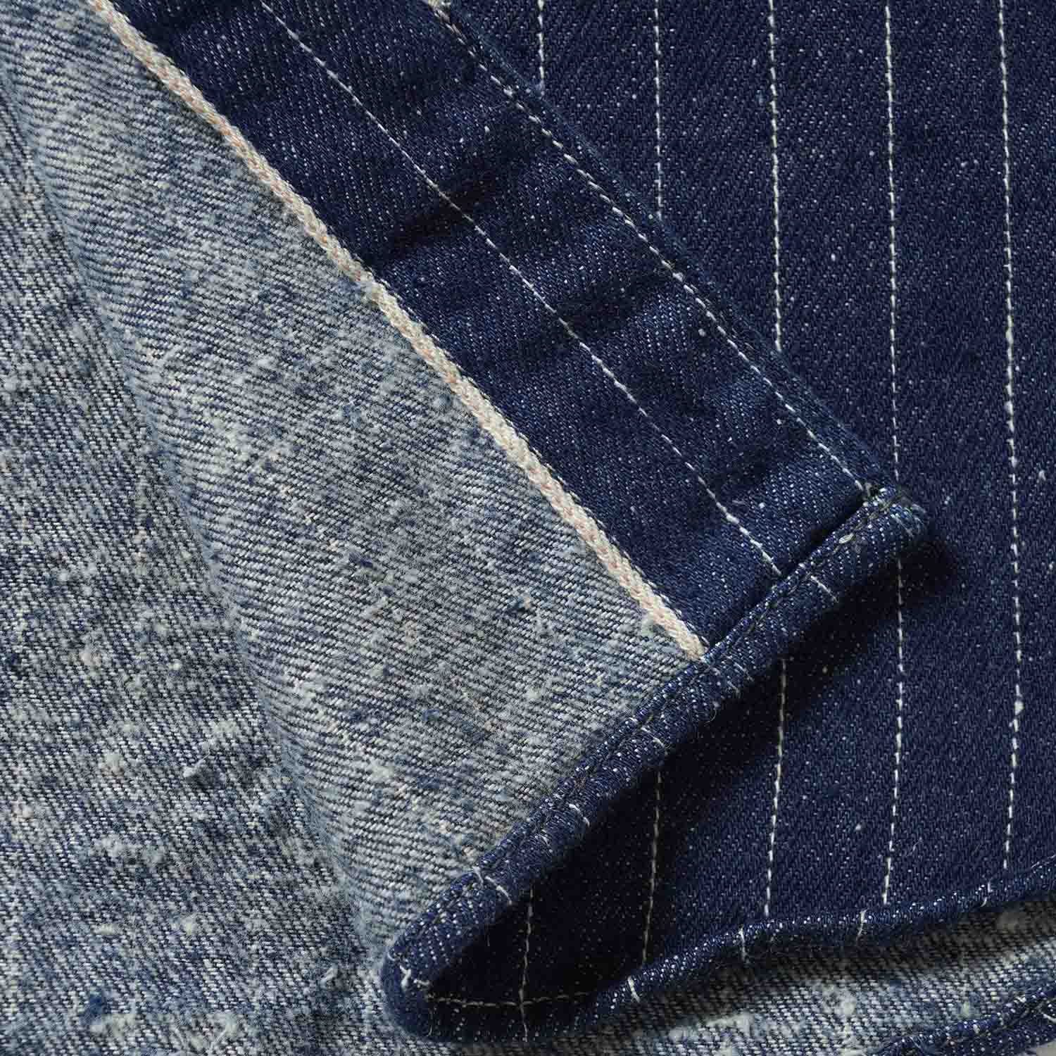 DELUXEWARE �ǥ�å�����������Ĺµ ����ġ���DENIM NEL SHIRT��  7630A