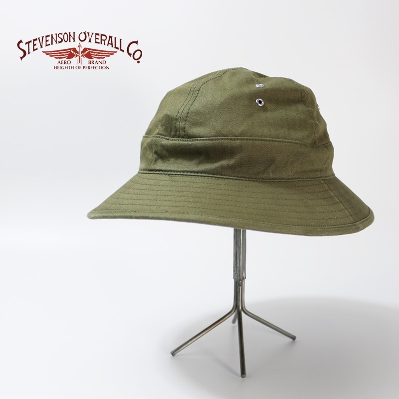 STEVENSON OVERALL Co.  ���ƥ����֥󥽥󥪡��С������� ˹�� �ϥå� "Field Hat" Olive
